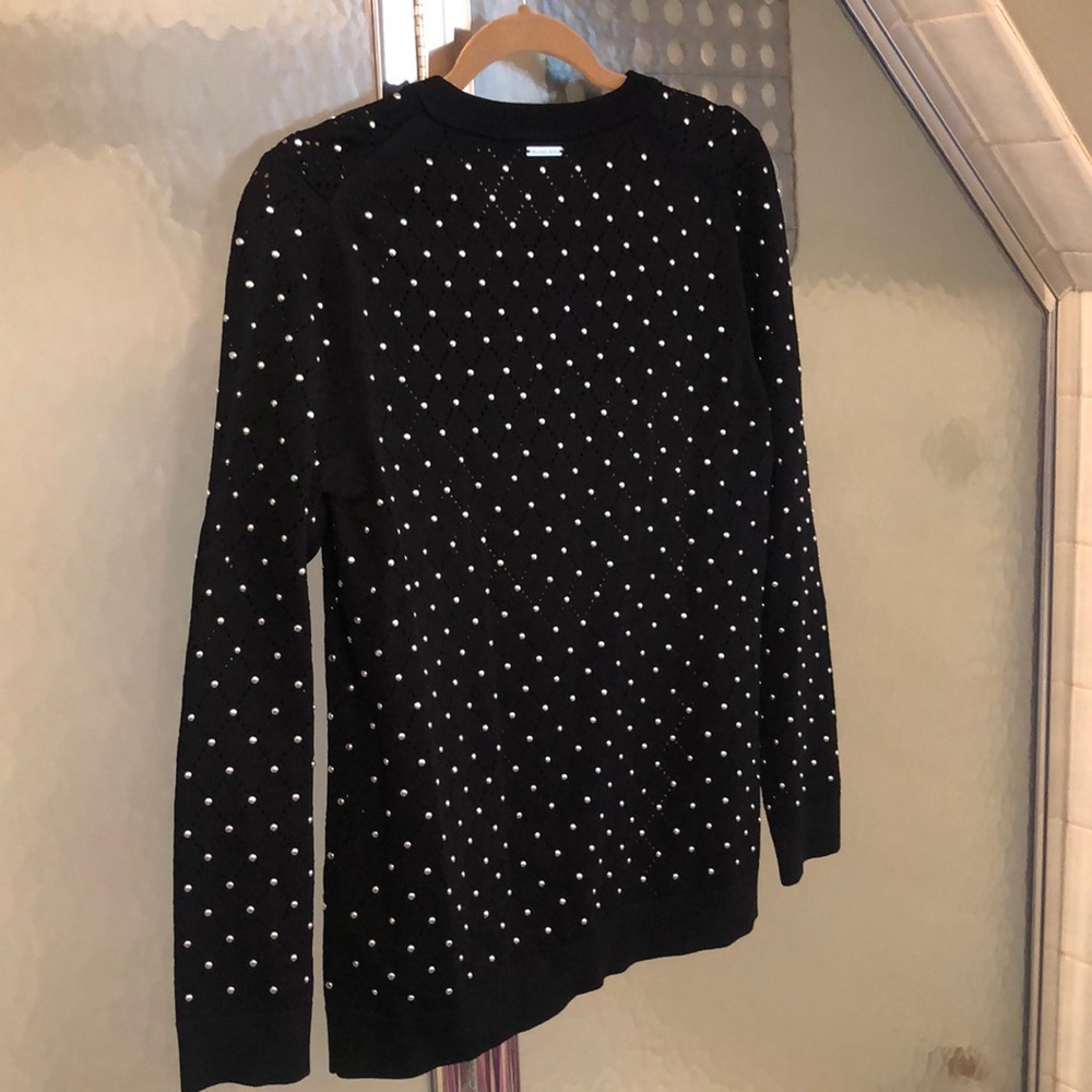 Michael Kors Mesh Long Sleeve Top
